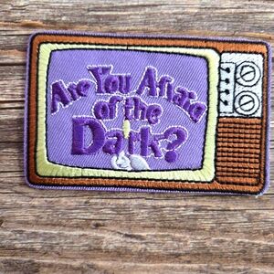 Are You Afraid Of The Dark 90s  Kids Retro Horror  Iron On Patch